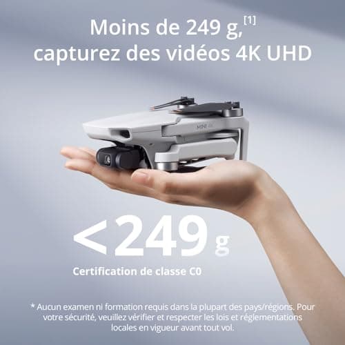DJI Bundle Fly More Mini 4K, Camera Drone 4K UHD, Less than 249g, Video Transmission over 10km, Auto Return, Three Batteries, Flight Time max. 93 min, C0, QuickShots - Image 3