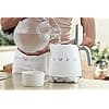 Smeg, KLF05WHEU Small Electric Kettle 0.8 L, Stainless Steel Filter, Automatic Safety Shutdown, Water Level Indicator, Non-slip Base and Integrated Cord Storage, Power 1400 W, White - Image 6