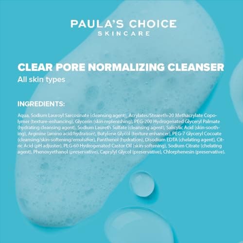 Paula's Choice CLEAR Gel Nettoyant Visage - Nettoie les Pores, Élimine les Excès de Sébum & les Points Noirs - avec Acide Salicylique - Tous Types de Peaux - 177 ml - Image 7