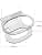 Google Nest Audio Wall Mount Bracket with Built-in Cable Management, No Screws Needed, Speaker Accessories (Transparent, JG02Y) - Image 3