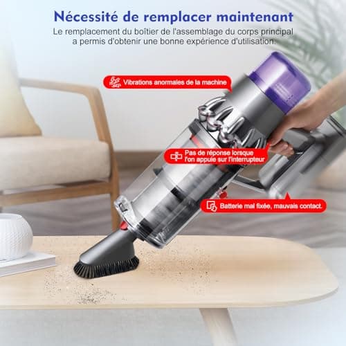 Main body V11 SV15 compatible with Dyson V11 SV15 SV17 V15 SV22 vacuum cleaner, main body with trigger V11 in Click-in version - Image 6