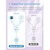 Meross Smart LED Bulb, E27 Smart Edison Filament Bulb Compatible with Apple HomeKit, Alexa and Google Home, 810LM WiFi Dimmable Bulb 2700K Warm White 2700K (Equivalent 60W) - Image 7