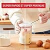 Tefal Express Pancakes Smart Beater, 900ml, Waffles Pancakes Pancakes in 2 Minutes, Lump-free Dough, Homemade, Perfect Results, Easy to Use, 3 Integrated Graduated Recipes K1844404 - Image 5
