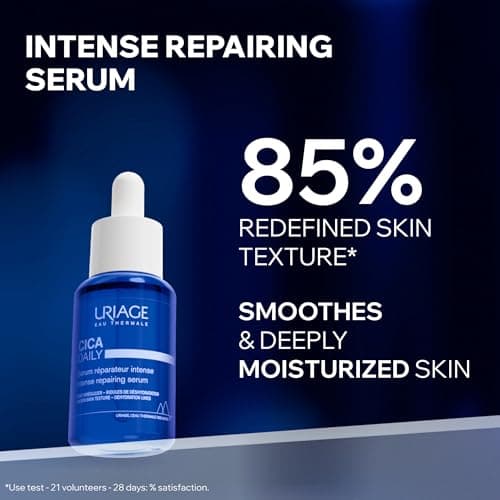 Uriage Bariederm-Cica Daily Sérum Réparateur - Acide Hyaluronique, Centella Asiatica, Prébiotique - Stimule la Réparation de la Peau - Unifie, Réequilibre le Microbiome - Non Parfumé & Non Comédogène - Image 4