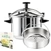 Seb Pressure cooker 8 L, 5/8 people, induction, stainless steel pressure cooker, recipe book included, Made in France, Authentic P0531100 - Image 2