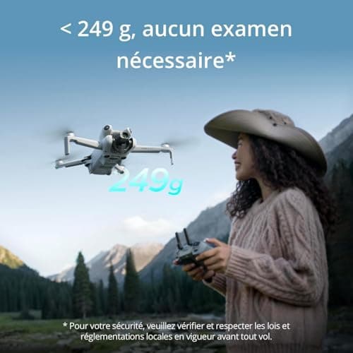 DJI Mini 4 Pro Fly More with DJI RC 2 + Card Care Refresh 1-Year Plan, Foldable Mini Drone with 4K Camera, Under 0.549 lb/249g, 34min Flight Time, 2 Extra Batteries, C0 - Image 3