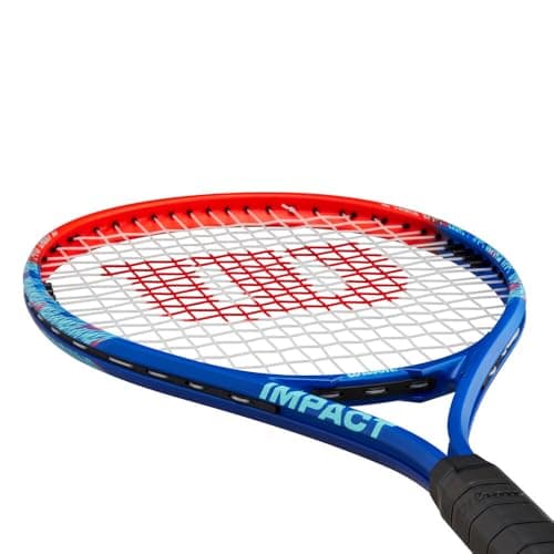 WILSON Impact Tns Rkt Unstrung 274G Multipurpose Tennis Racket Rackets White - Blue - Image 6