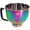 Kitty Professional Stainless Steel Mixing Bowl - Compatible with KitchenAid - 12 oz & 4.8L - With Measuring Scales - Dishwasher Safe (Rainbow) - Image 2
