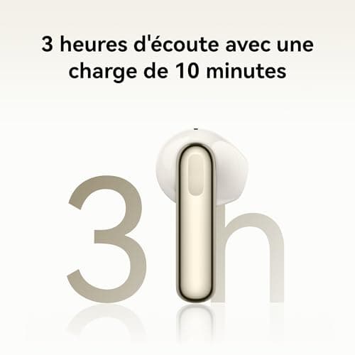 HUAWEI FreeBuds SE 3 Headphones, Long Life Time Up to 42 Hours, Lightweight and Compact, Quick Charge in 10 Minutes, Easy Connection, Reliable Bluetooth 5.4 Connection, IP54, Black - Image 6