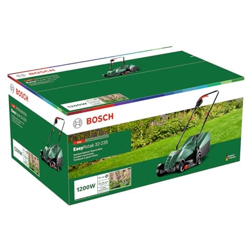 Bosch Tondeuse à Gazon Filaire EasyRotak 32-235 (Moteur de 1 200 W, Largeur de Coupe : 32 cm, bac de ramassage 31 litres, pour Les Petits Jardins) - Image 9