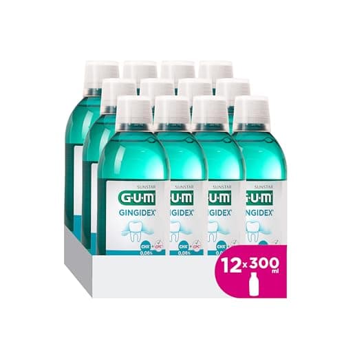 Mouthwash Maintenance GUM GINGIDEX 0.06% | Gum Care | Dual Anti-Plaque Action | Soothes Sensitive Gums | Alcohol Free | 12 x 300 cm - Image 3
