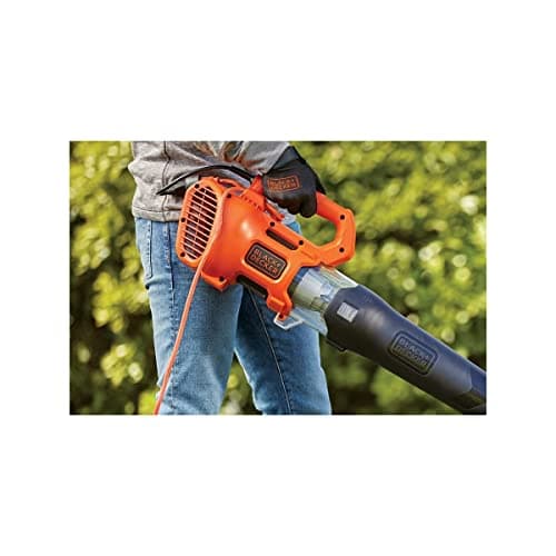 BLACK+DECKER - Wired axial blower 1850W - Leaf blower with 2 speeds - Integrated scraper - wind tunnel volume 12.75 m3/min - 190 km/h blower speed - BEBL185-QS - Image 6