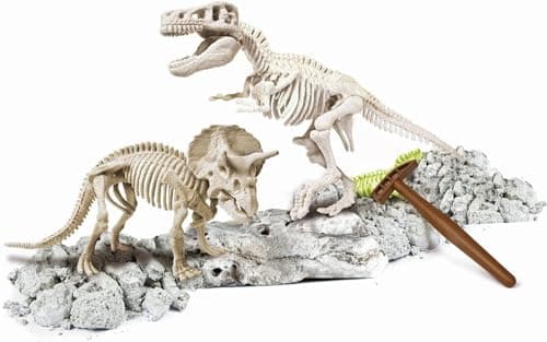 Clementoni | T-Rex & Triceratops Paleontology Set for Children 7+ | Science & Play: Archéo Ludic | Glowing Skeletons to Assemble | Augmented Reality App Included | Idea - Image 7