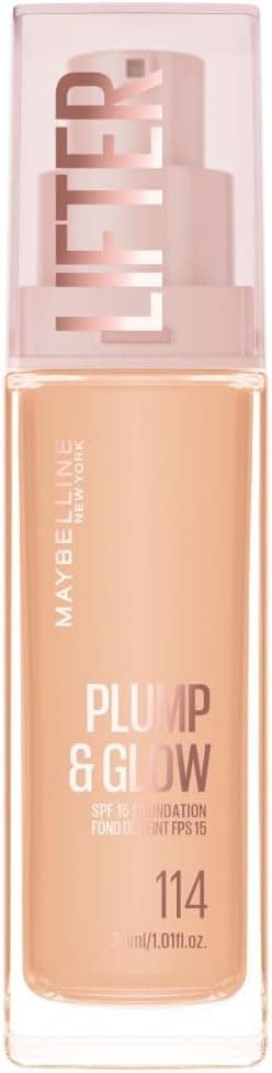 Maybelline Maybelline New York Lifter Plump & Glow - Foundation - Plumps & Brightens Instantly - Even, Lifted & Radiant Finish - Shade 115 - 30ml