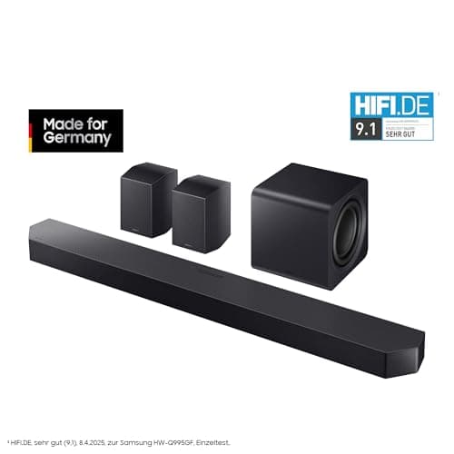 Samsung HW-Q995GF Q-Series Barre de Son 11.1.4 canaux pour téléviseur, Double Caisson de Basses sans Fil 8", Haut-Parleur arrière 4.0.2 canaux, Dolby Atmos et DTS:X, SpaceFit Sound Pro, Q-Symphony - Image 5