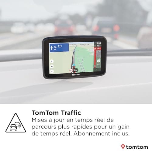 TomTom GO Advanced Car GPS (6 Inch Traffic Information, Test of Hazard Zones, World Map, Updates via Wi-Fi, Lane Change Guide, Visual Markers, Reversible Mounting) - Image 3