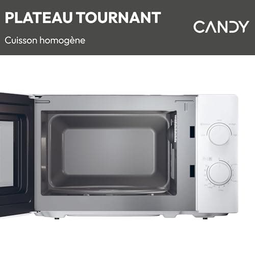 Candy Idea CMW20SMW Microwave Oven 700 W 20 L, Defrost Function, Turntable, White - Image 6