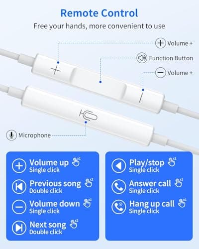 Wired Earphones for iPhone, [MFi Certified] HiFi Stereo Noise Cancelling Headphones, In-Ear Earbuds with Mic and Volume Control for iPhone 14/14 Pro/13/12/11/XR/XS/X/8/7/SE - Image 7