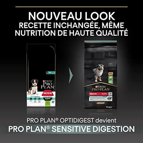 PURINA PRO PLAN | Sensitive Digestion | Complete Dry Food for Medium Puppies | Promotes a Healthy Digestive System | Rich in Lamb | Dry Food | 3 kg Bag - Image 3