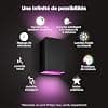 Philips Hue White & Color Ambiance RESONATE, Black Outdoor Wall Light, Philips Light Compatible with Alexa, Google Assistant and Apple Homekit - Image 3
