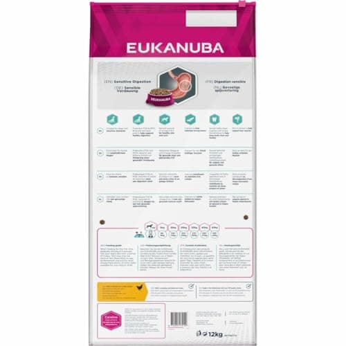 Eukanuba Adult Dog Daily Care Sensitive Digestion for All Breeds Chicken 12 kg - Image 3