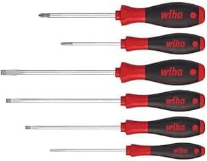 Wiha 302HK6SO Slotted Screwdriver Set / Phillips SoftFinish 6 Pieces