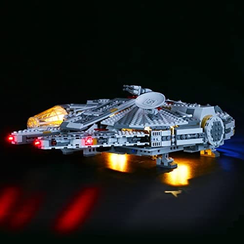 BRIKSMAX LED Upgrade Version Kit for Lego Star Wars Millennium Falcon, Compatible with Lego Model 75257, Construction Model Not Included - Image 3