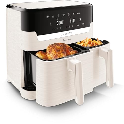 Moulinex Easy fry Collection Ivory, 8L, Up to 8 people, 6 Intuitive Programs, Air Fryer, Full Meal, Sync, Energy Saving, Dedicated App, EZ901AF0 - Image 3