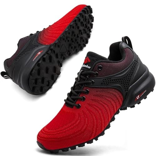Trail Shoes Men's Running Shoes Men's Hiking Shoes Trekking Outdoor Trainers Non-Slip Breathable Lightweight Walking Shoes - Image 3