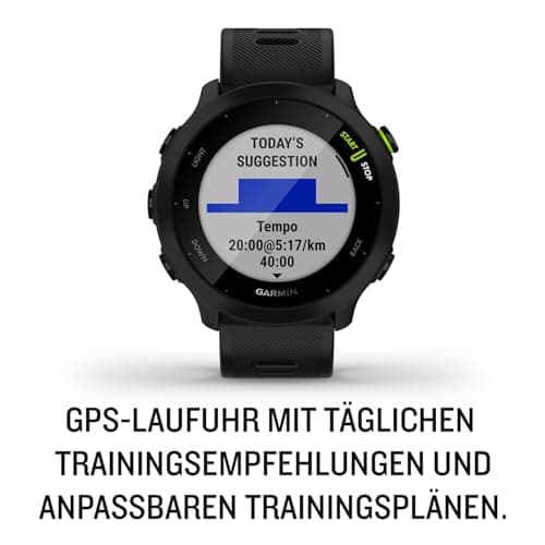 Garmin Forerunner 55 - Montre GPS Multi-activités Running avec Fonctions d’Entrainement Coach et Cardio au Poignet – Noire - Image 4