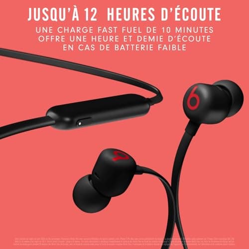 Beats Beats Flex Wireless Earbuds - Apple W1 Chip for Headphones and Headphones, Magnetic Earphones, Bluetooth Class 1, 12 Hours of Listening - Black Beats - Image 4