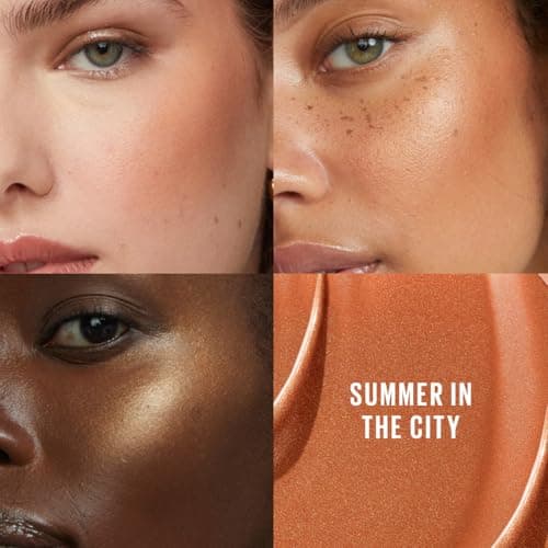 Maybelline New York - Blush Liquide Illuminateur Multi-Usage - Fard à Joues, Highlighter et Bronzer - Bonne Mine - Teint Hâlé - Maquillage Glowy - SUNKISSER - Teinte : Summer in the City - 4,7 ml - Image 6