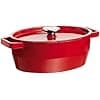 Pyrex - SlowCook - Oval Cast Iron Casserole Dish Suitable for All Heat Sources Including Induction Diameter 29 cm - Image 2