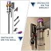 Wall Mount for Dyson V15/V11, Charging Stand Mounting Bracket, Multi-Accessory Wall Bracket, Charging Station Mount for Dyson for Dyson - Image 5