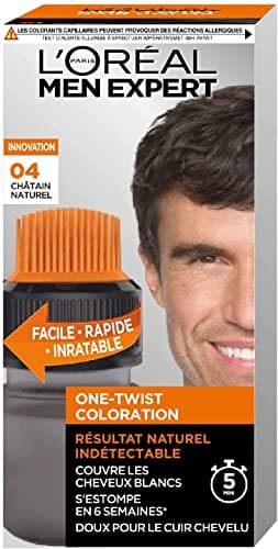 L'Oréal Paris Men Expert - Coloration pour Homme - One Twist Coloration - Teinte : Châtain Moyen (04) - Image 3