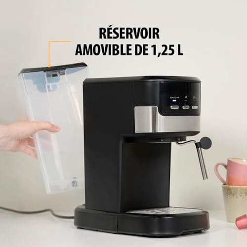 Tristar Espresso Machine 2 Cups at a Time | Fits Nespresso Capsules and Ground Coffee | Cup Warmer | Dishwasher Safe | 20 Bar | 1100 W | CM-2278 - Image 7