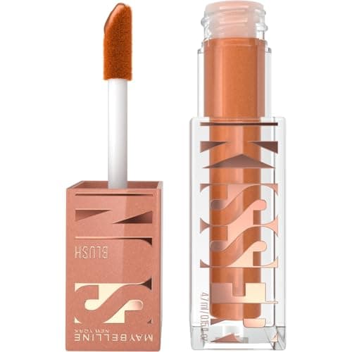 Maybelline New York - Blush Liquide Illuminateur Multi-Usage - Fard à Joues, Highlighter et Bronzer - Bonne Mine - Teint Hâlé - Maquillage Glowy - SUNKISSER - Teinte : Summer in the City - 4,7 ml - Image 2