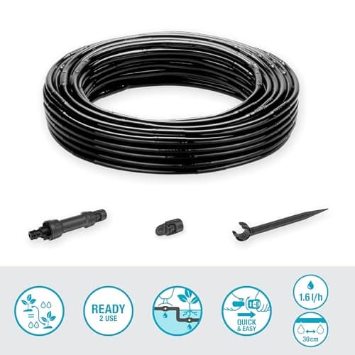 Gardena Micro-Drip System Drip Irrigation Kit for Hedge/Shrubs (25 m): Ready to Use Starter Kit, Water-Saving Irrigation System (13500-20) - Image 3
