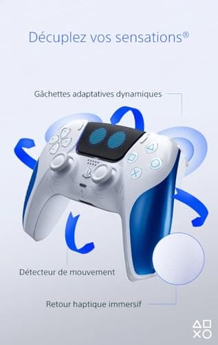 Playstation Sony, Manette sans fil DualSense™ édition limitée Astro-Bot, 5, Batterie rechargeable, Bluetooth, Compatible PS5 et PC - Image 4