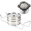 Stackable Steam Inserts With Sling For Instant Pot Accessories - Pot Cooking, Pots, Lasagna, Food Steamer For Pressure Cooker - Image 2