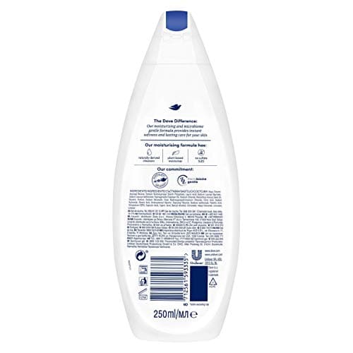 Dove Gel Douche Nutrition Intense Formule Soin & Douceur Apporte Nutrition et Fraîcheur à Votre Peau 250ml - Image 4