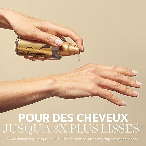 Wella Professionals Oil Reflections Huile capillaire légère révélatrice de lumière pour cheveux fins à normaux - et Oil Reflections Huile lissante sublimatrice de brillance pour tous types de cheveux - Image 4