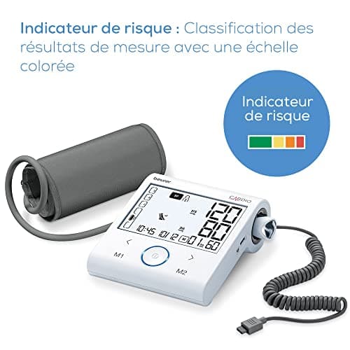 Beurer BM 96 Cardio Blood Pressure Monitor with ECG Function, Arm Blood Pressure and Pulse Measurement for Atrial Fibrillation Detection (AFib) - Image 9