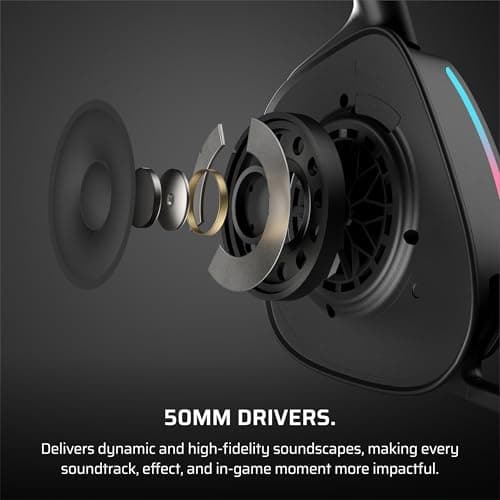 Corsair Void v2 Wireless Gaming Headset with Bluetooth for PC, PS5, PS4, Switch and Mobile - Dolby Atmos, Dual Wireless Multiplatform, Long Life Battery, Fast Charging - Carbon - Image 7