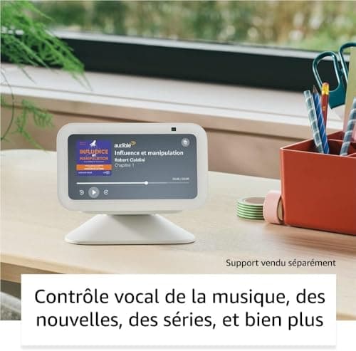 Echo Show 5 (Nouvelle génération) | Blanc + OSRAM SMART+ Prise intelligente avec Matter, Fonctionne avec Alexa - Kit de démarrage Maison connectée - Image 4