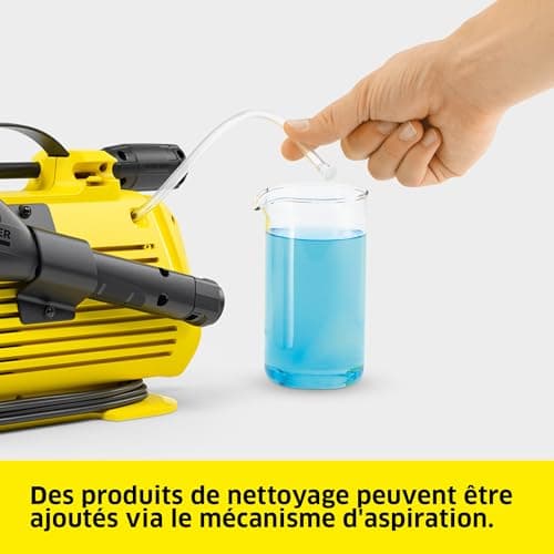 Kärcher High Pressure Washer K 2 Horizontal VPS, Pressure: Max. 110 Bar, Flow Rate: 360 l/h, Surface: 20 m²/h, Water Filter, Weight: 3.5 kg, Hose and High Pressure Gun, Vario Power Lance - Image 6