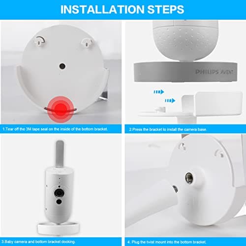 Philips Avent SCD923/26 Baby Monitor Stand, Flexible Baby Camera Holder for SCD643/26, Support for Philips Avent Video Monitor Baby Monitor Baby Monitor - Image 6