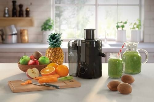 Moulinex Frutelia Plus JU370810 Juicer, 950 ml, 350 W, 2 Speed, 6 cm Mouth, Stainless Steel Filter, Compact, Homemade Fruit and Vegetable Juice, Black - Image 7