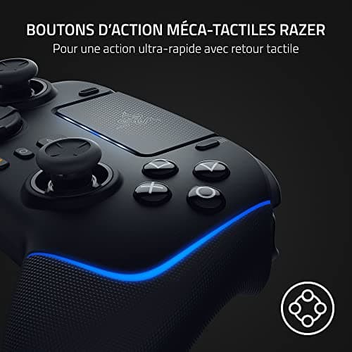 Razer Wolverine V2 Pro Wireless Gamepad for PS5 and PC Consoles (HyperSpeed Wireless, Mecha-Tactile Action Buttons, 8-Way Microswitch D-Pad, HyperTrigger) Black - Image 5