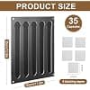 Black Acrylic Nespresso Capsule Holder - Organize 35 Original Nespresso Capsules - Wall Mounted Capsule Storage Ideal for Kitchen, Office or Living Room (No Magnetic Drilling/Adhesive) - Image 3